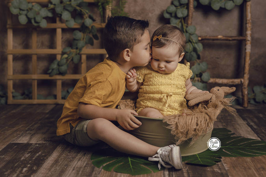 1- ❤️ Sesión de fotos bebé 6 meses en estudio